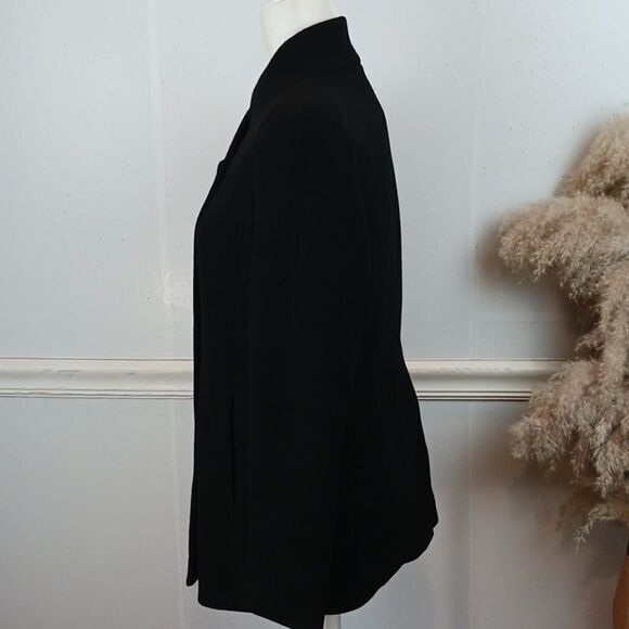 HALOGEN Black Wool blend Women's  jacket sz S Casual - Picture 6 of 14
